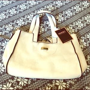 White handbag